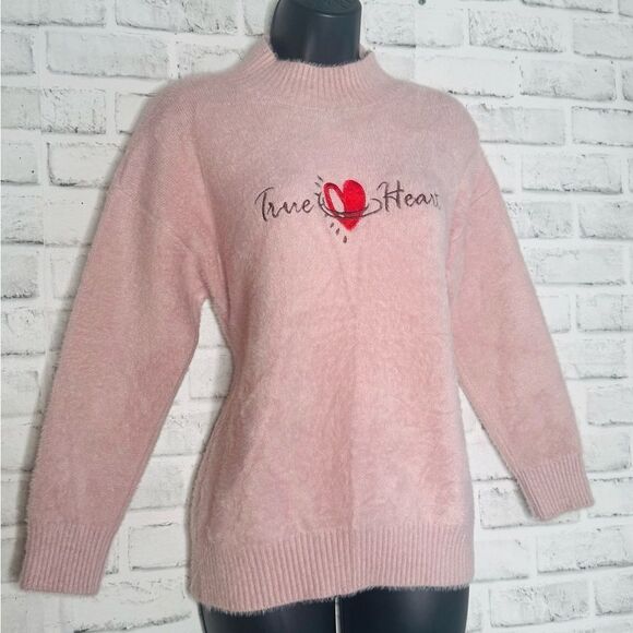 The Cashmere Project True Heart Sweater Size Medium - Picture 2 of 5